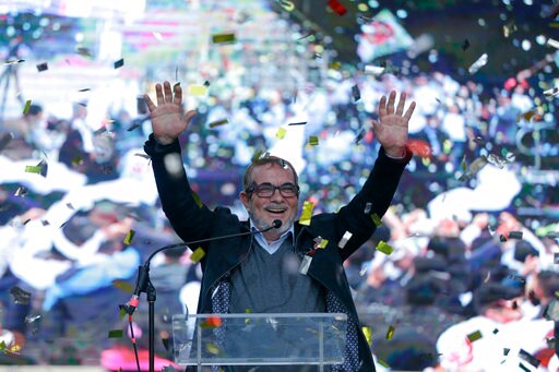 Ex-guerrilla Launches Historic Presidential Bid in Colombia