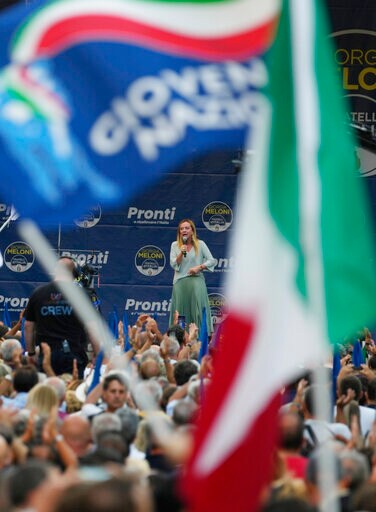 Italy's Meloni Slams Energy Policy as Campaign Heats up