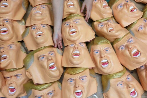 Japan Rubber-mask Makers Happy to Face a Trump Presidency