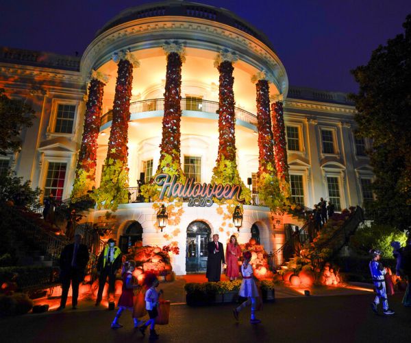 Halloween Goes on at the White House with a Few Twists