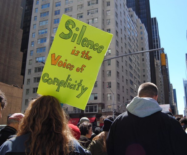 silence is the voice of complicity 