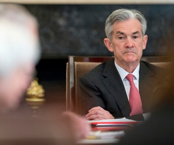 Fed's Powell Working From Home, Observing Mask, Distance Protocols