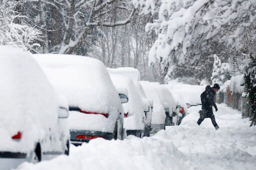 Parts of Austria, Southern Germany Sink Deeper into Snow