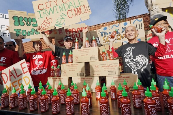 Sriracha California Plant Not Moving Despite Ongoing Battle Over Smell