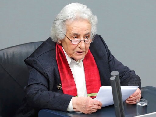 Holocaust Survivor Addresses German Lawmakers at Parliament