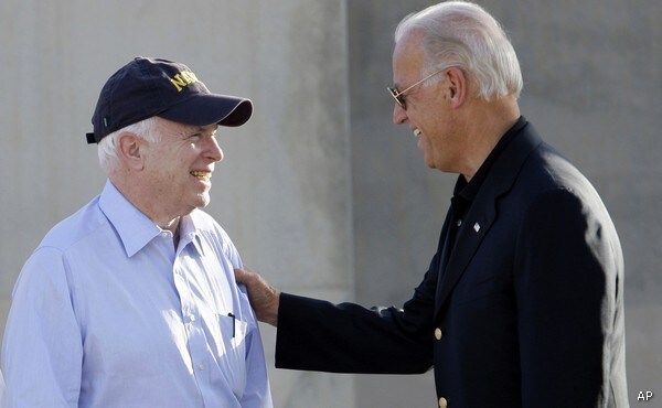 McCain Praises Biden's Work on Foreign Aid