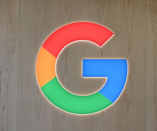 the google "g" logo is shown