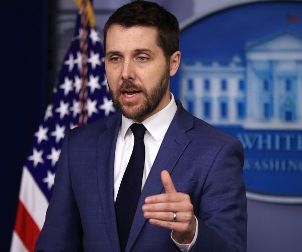 brian deese talks to press