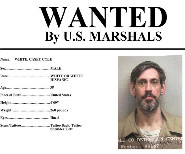 Marshals: Reward for Info on Escaped Inmate, Missing Officer