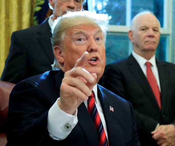 united states president donald trump in the whi