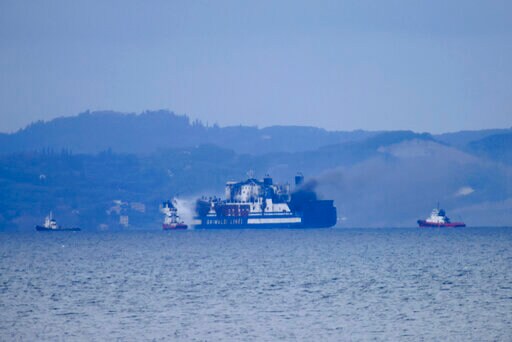 Survivor Found in Burning Ferry off Greek Island; 11 Missing