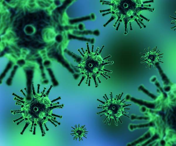 illustration of coronovirus