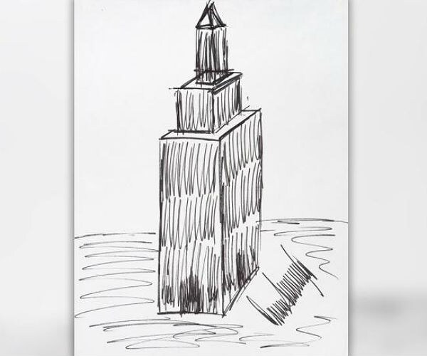 Trump Sketch of Empire State Building Up for Bid 