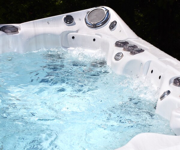 Bear Enjoys Hot Tub, Margarita, Nap in California Yard