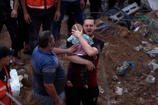 Rights Group Says Israeli Strike on Gaza Building Killed 106 in Apparent War Crime