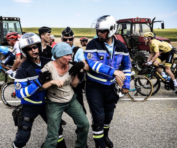 Tour de France Protest, Tear Gas, Crashes Mar Event