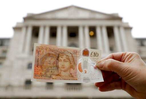 The Latest: Bank of England Keeps Interest Rates low