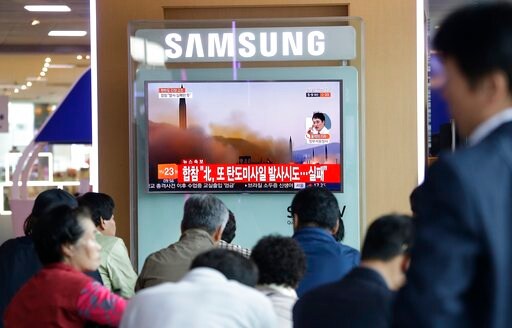 The Latest: Pence Addresses Troops on N. Korea 'provocation'