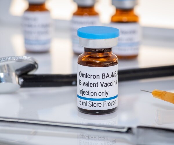 vial of the bivalent omicron BA.4, BA.5 vaccine