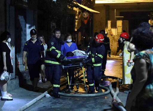 A Fire That Burned in a 9-story Apartment Building in Vietnam's Capital Has Killed about 12 People