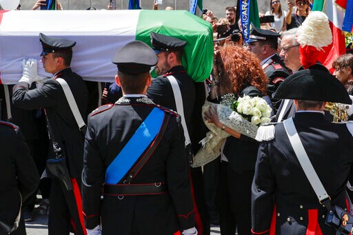 The Latest: Rome Suspect Attended 'fight Nights', Uncle Says