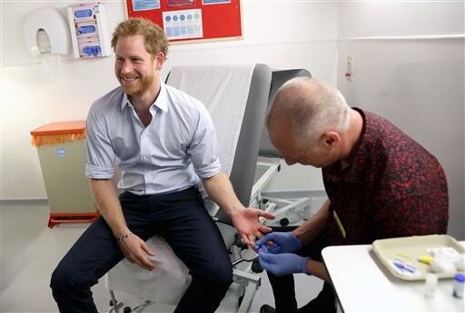 Prince Harry Takes Instant HIV Test; Results Are Fine