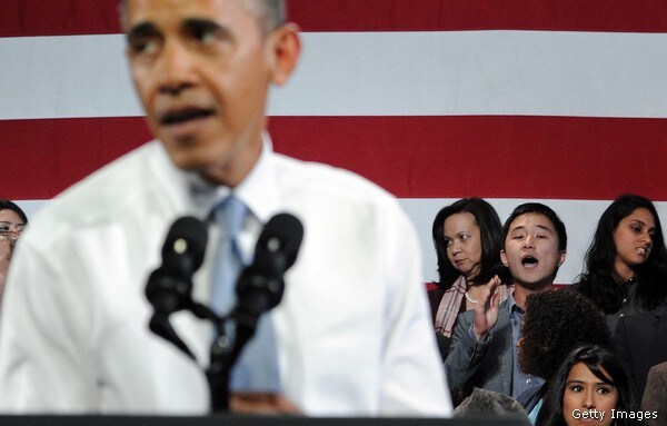 Obama to Heckler: I Don't Have Power to Fix Immigration