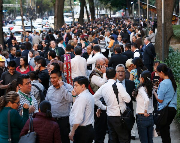 Magnitude-7.2 Earthquake Slams South, Central Mexico