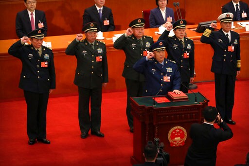 China Names Former Missile Force Commander Defense Minister