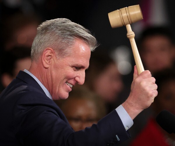 mccarthy holding a gavel