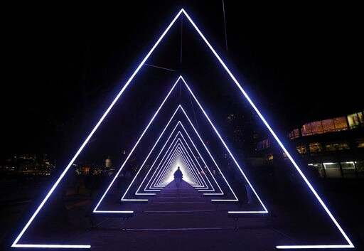 Outdoor Artworks Illuminate London in Lumiere Festival