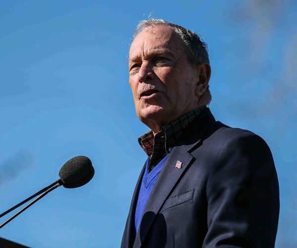 Democratic presidential candidate Mike Bloomberg