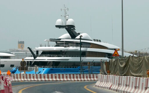Sanctioned Russian Oligarch Yacht in Dubai as Pressure Grows