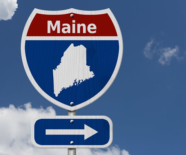 Maine sign