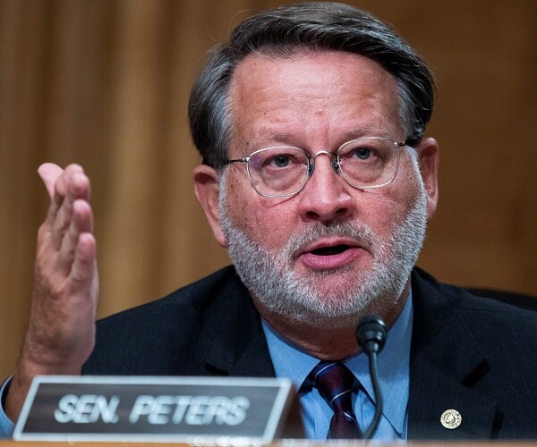 gary peters speaks at hearing