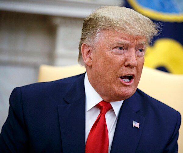president donald trump speaks during a news conference