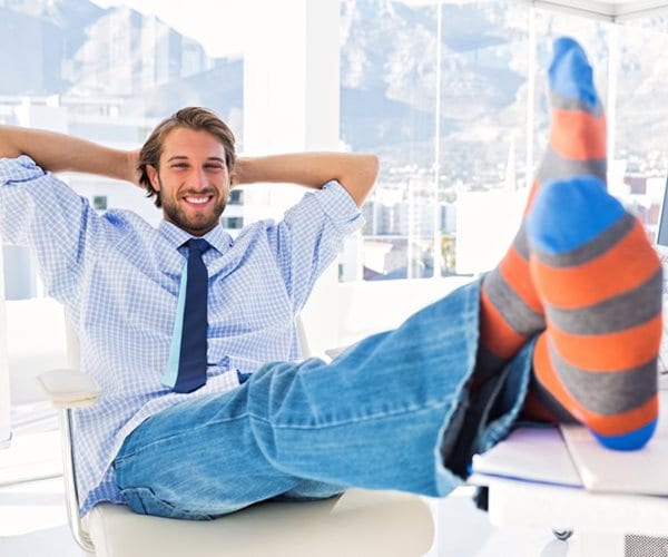 Shoes Off: The Offbeat Start-Up Office Trend
