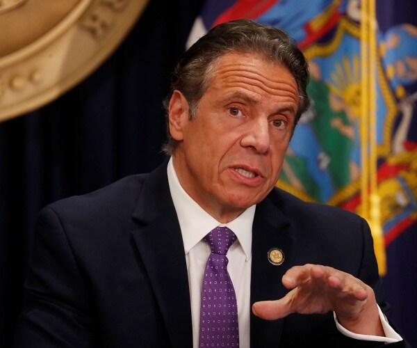 andrew cuomo speaks to press