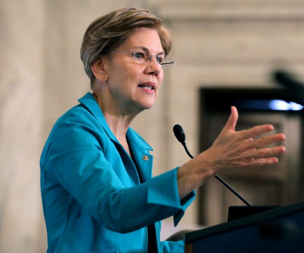 elizabeth warren is shown