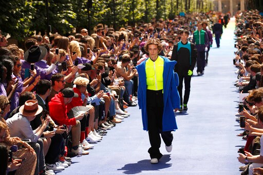 Abloh's Historic Debut at Vuitton Is a Big Draw in Paris