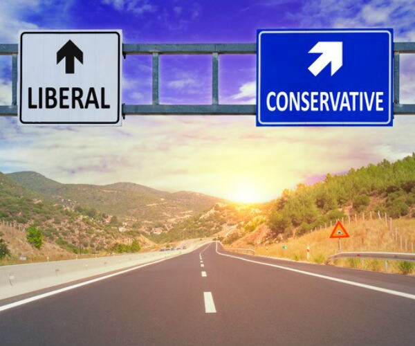 liberal versus conservative left versus right