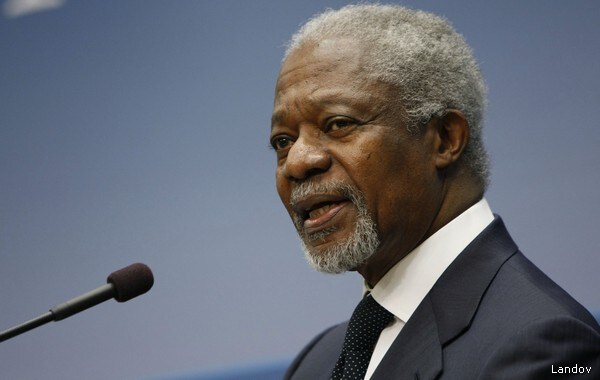 Ex-Syria Envoy Annan Says Iran Should Play Regional Role