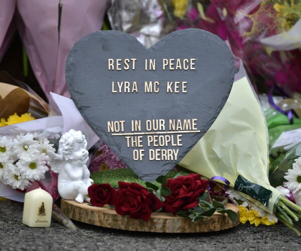 a memorial to the slain journalist