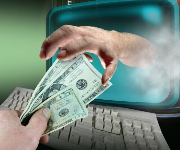 investor handing over money