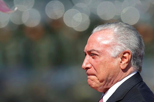 Brazil Federal Police Seek Charges against President Temer