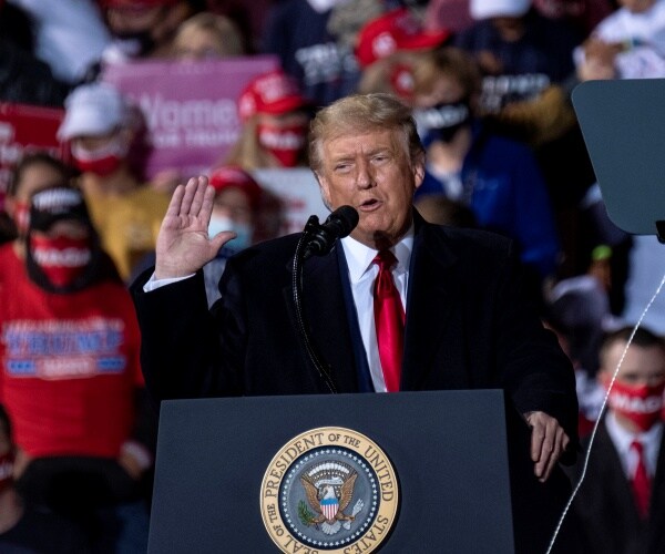 president donald trump speaks at a campaign rally