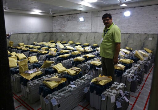 The Latest: Early Results Show Modi's Party in Clear Lead