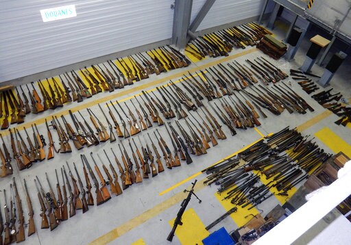 French Customs Agents Find Stash of Weapons in Sports Shop