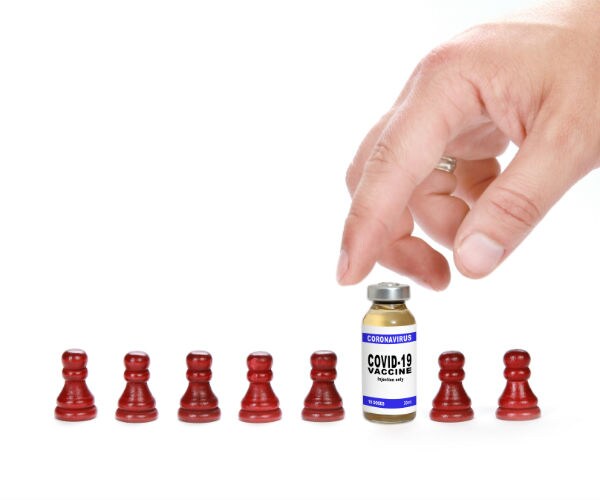 covid or coronavirus vaccine politics 