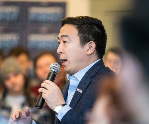 former democratic presidential candidate andrew yang 